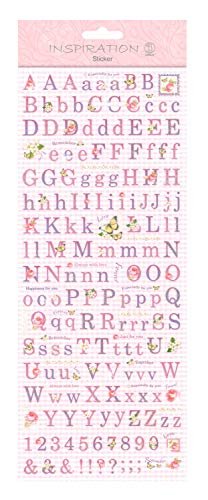 ursus-59700005-flat-sticker-letters-rosa-selbstklebend-mit-glittereffekt image 2