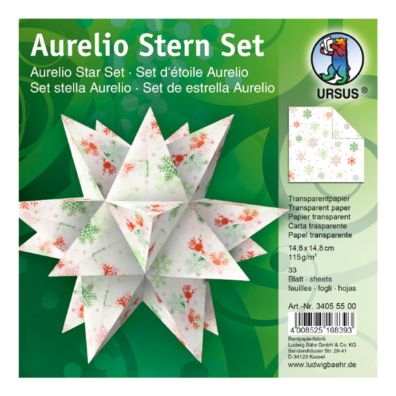 ursus-aurelio-stern-faltbl-tter-classic-christmas-14-8x14-8-cm-33-blatt image 7