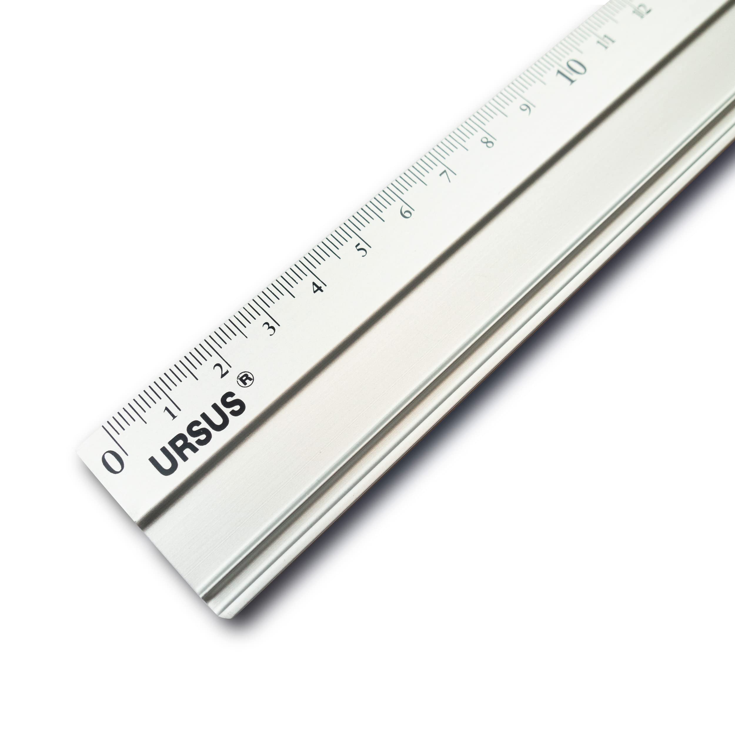 ursus-8940000-lineal-45-cm-aus-aluminium-mit-anti-rutsch-gummierung image 2