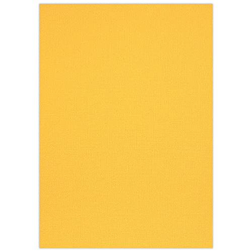 ursus-bastelkarton-struktura-basic-1-dunkelgelb-220-g-qm-din-a4-25-blatt image 3