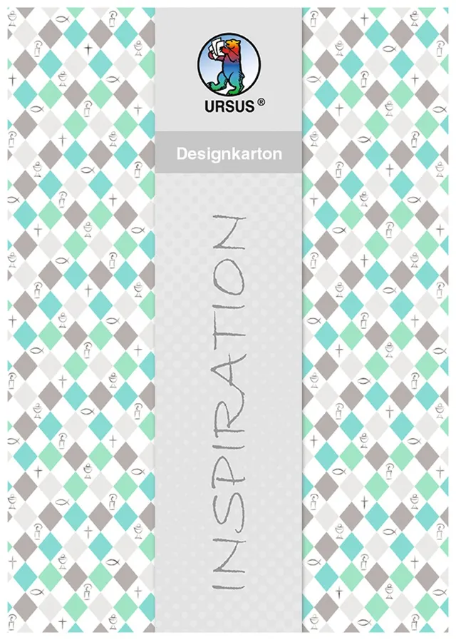 ursus-62174601-designkarton-jesus-aqua-raute-din-a4-200-g-qm-5-blatt-einseitig-b image 1