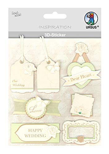 ursus-3d-sticker-hochzeit-motiv-67-selbstklebend image 2