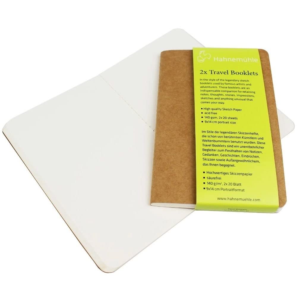 hahnem-hle-travel-booklets-skizzenbuch-2er-pack-135-x-210-mm-2-x-20-blatt image 3