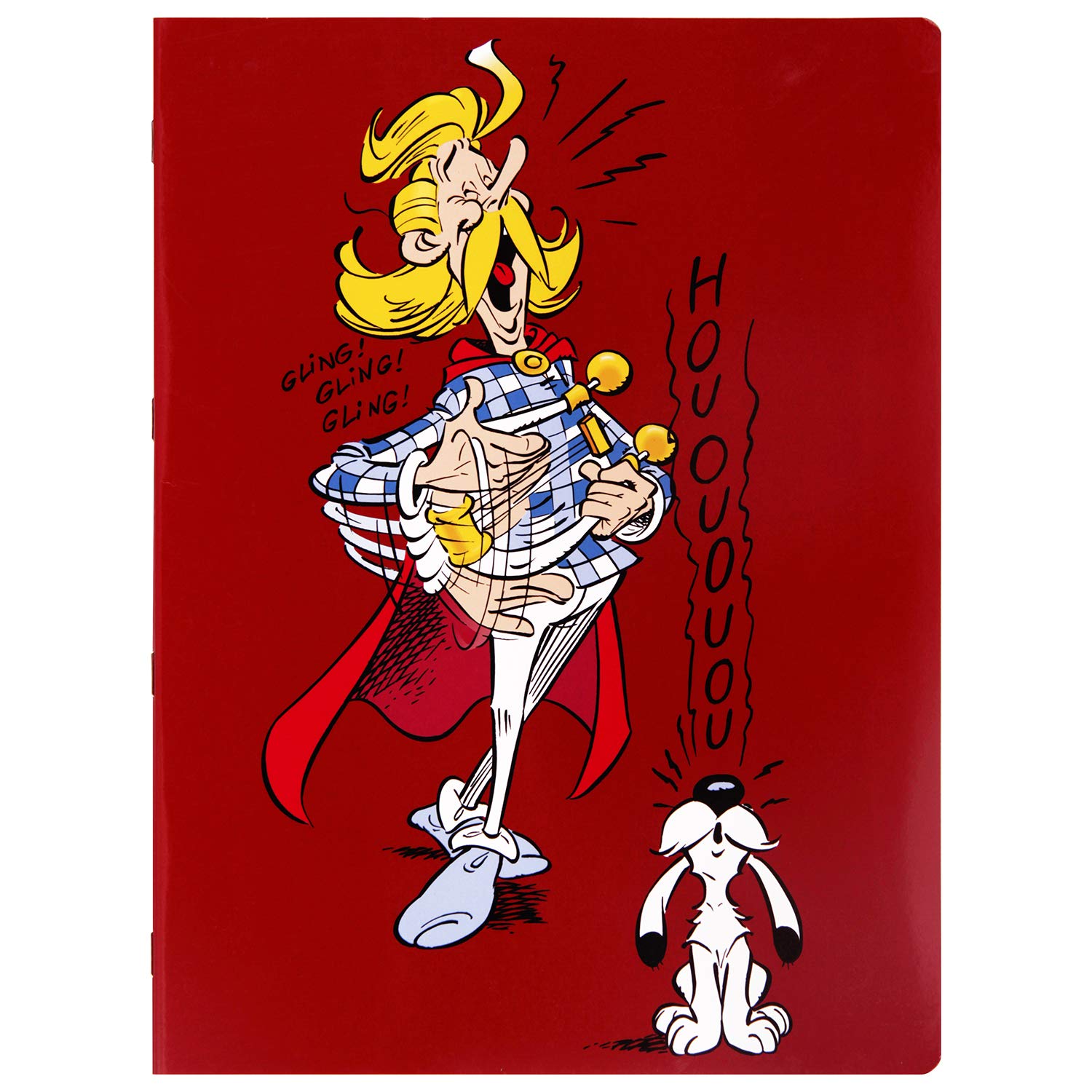 clairefontaine-812969c-notizheft-asterix-idefix-din-a4-24x32-cm-24-blatt-hardcov image 1