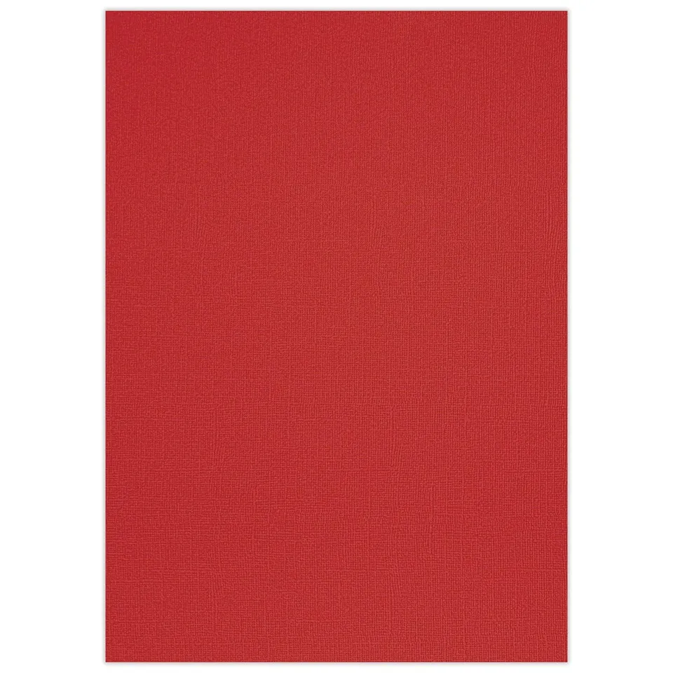 ursus-struktura-basic-1-bastelkarton-din-a4-rubinrot-220-g-qm-25-blatt image 1