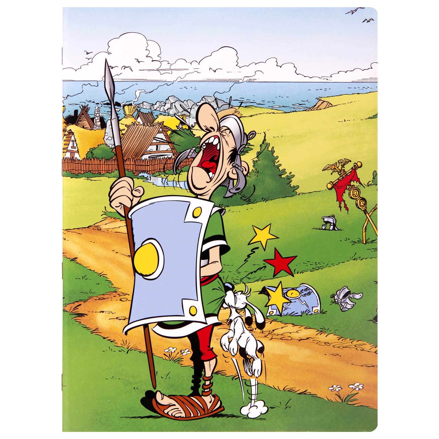 clairefontaine-812969c-notizheft-asterix-idefix-din-a4-24x32-cm-24-blatt-hardcov image 3