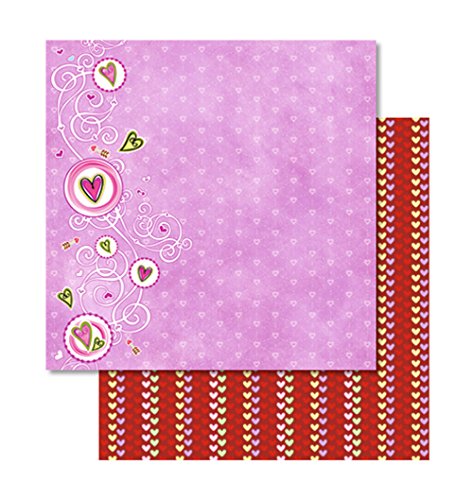ursus-premium-glitter-scrapbook-paper-sweetheart-motiv-157-30-5-x-30-5-cm-190-g- image 4