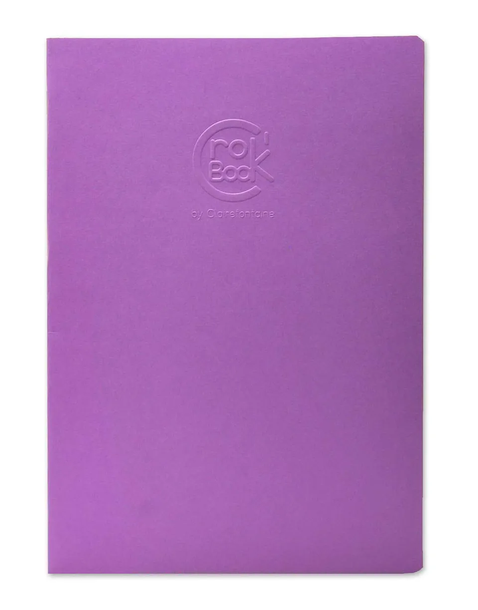 clairefontaine-crok-book-skizzenheft-17-x-22-cm-90-g-24-blatt-farbig-sortiert image 1