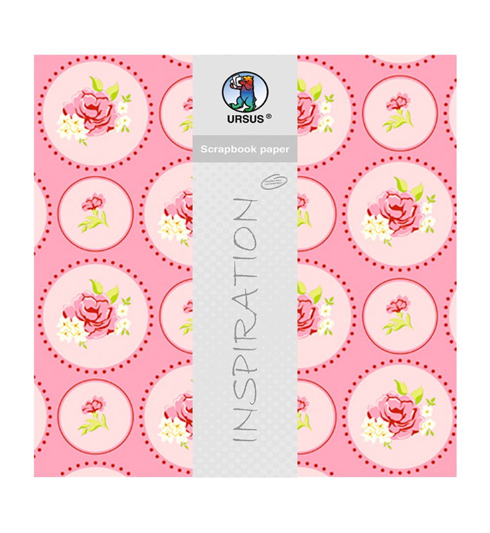 ursus-lotta-2-motiv-138-scrapbook-paper-designkarton-30-5-x-30-5-cm-190-g-qm-5-b image 1