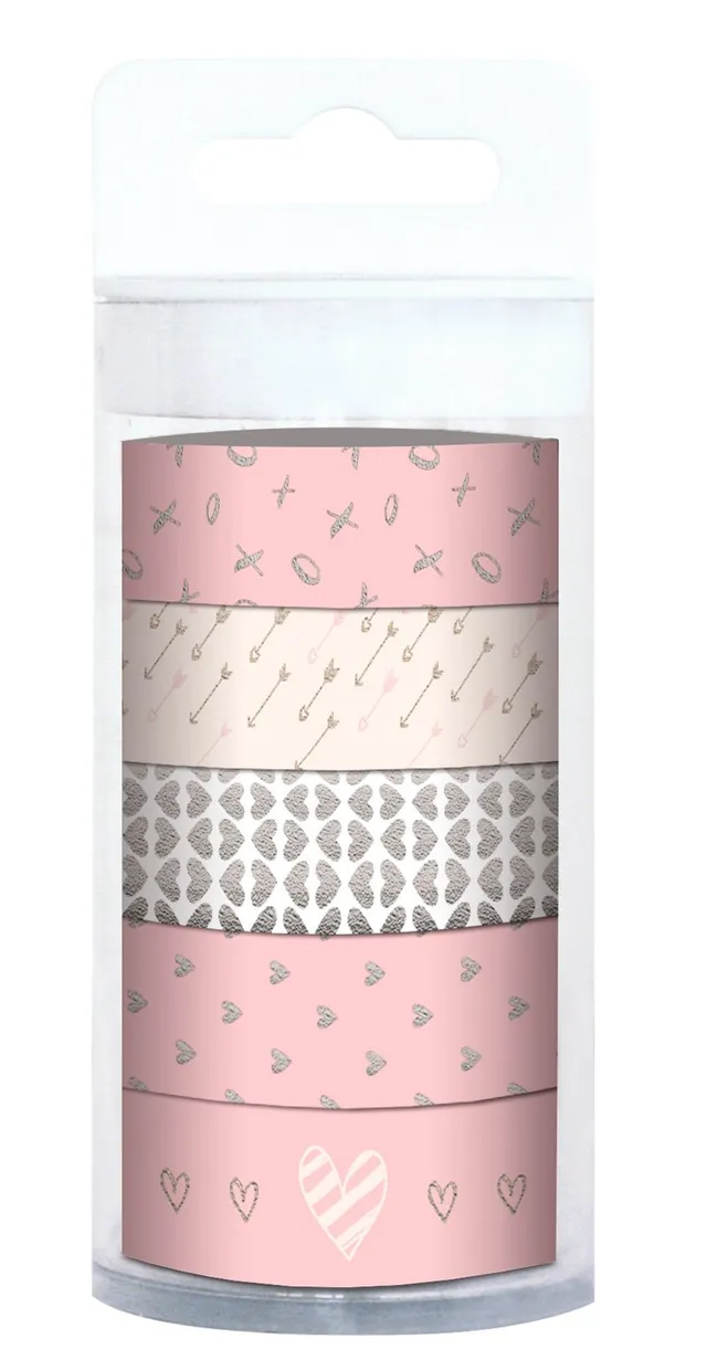 ursus-masking-tape-set-amor-silber-15-mm-x-10-m-5-rollen image 1
