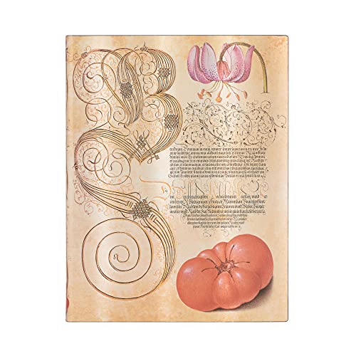 paperblanks-lily-tomato-mira-botanica-ultra-notizbuch-unliniert-flexi-softcover image 4