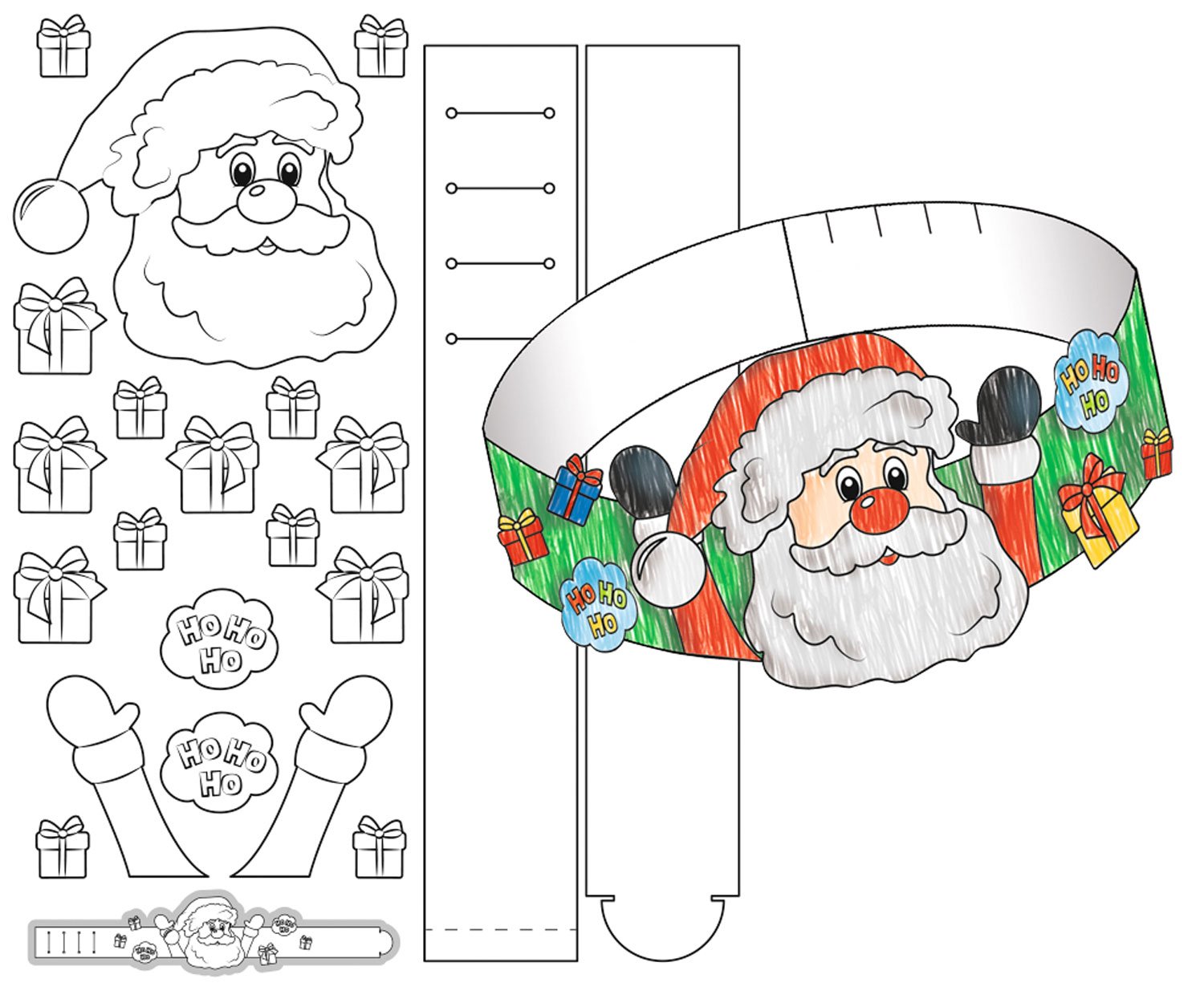 ursus-17110001-blanco-kinderkronen-weihnachten-wei-24-8-x-33-cm-8-st-ck-300-g-qm image 3