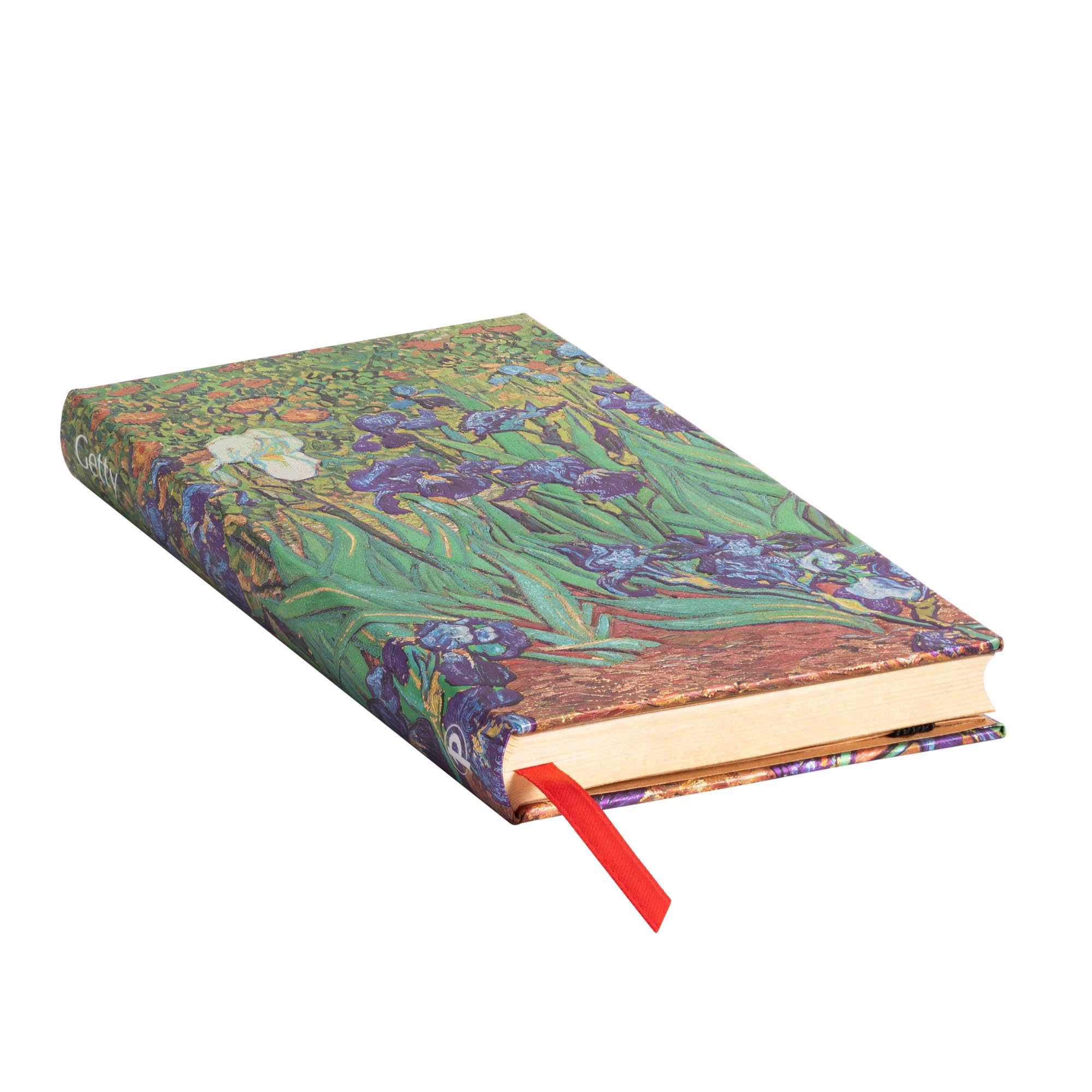 paperblanks-van-gogh-s-irises-slim-liniert-hardcover-journal-mit-gummiband image 3