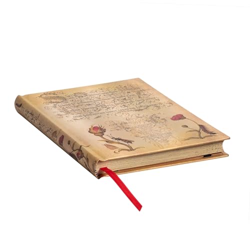 paperblanks-flemish-rose-mira-botanica-midi-notizbuch-unliniert-hardcover-mit-gu image 6