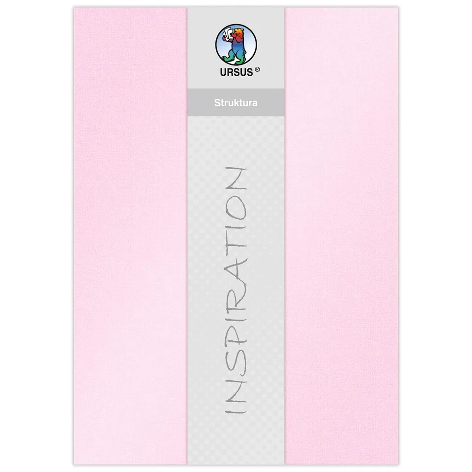 ursus-struktura-pearl-1-bastelkarton-babyrosa-220-g-qm-23-x-33-cm-5-blatt image 1