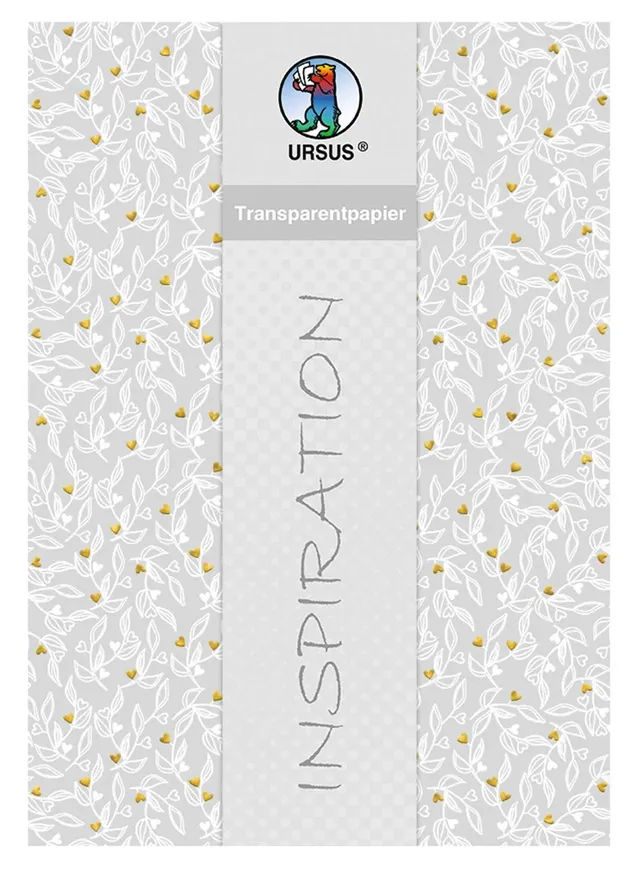 ursus-77714602f-transparentpapier-hochzeit-din-a4-115-g-qm-25-blatt-gold-folienv image 1
