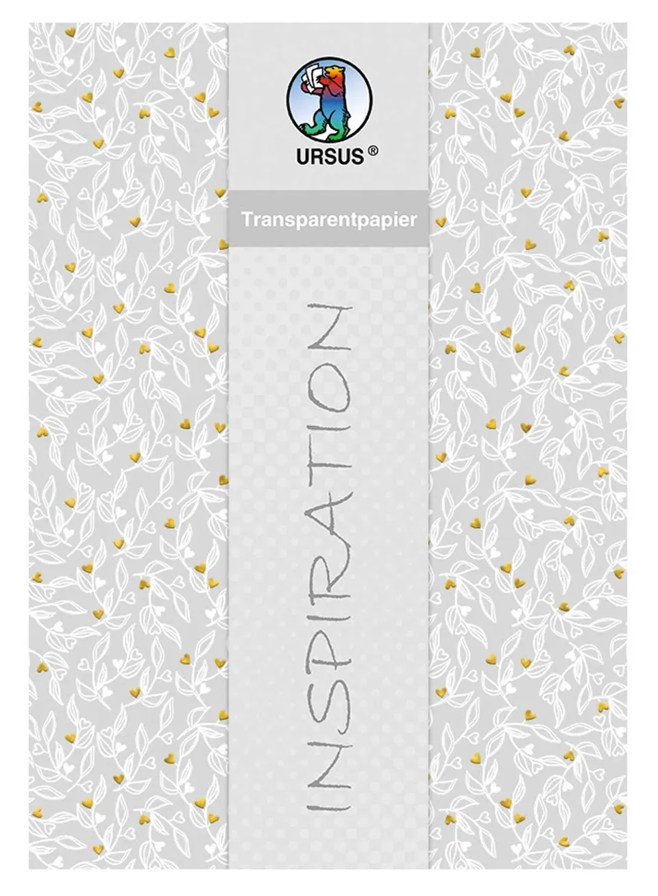 ursus-77714602f-transparentpapier-hochzeit-din-a4-115-g-qm-25-blatt-gold-folienv image 1