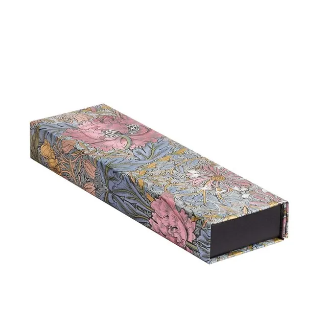 paperblanks-morris-pink-honeysuckle-stifteetui-mit-wickelverschluss image 1