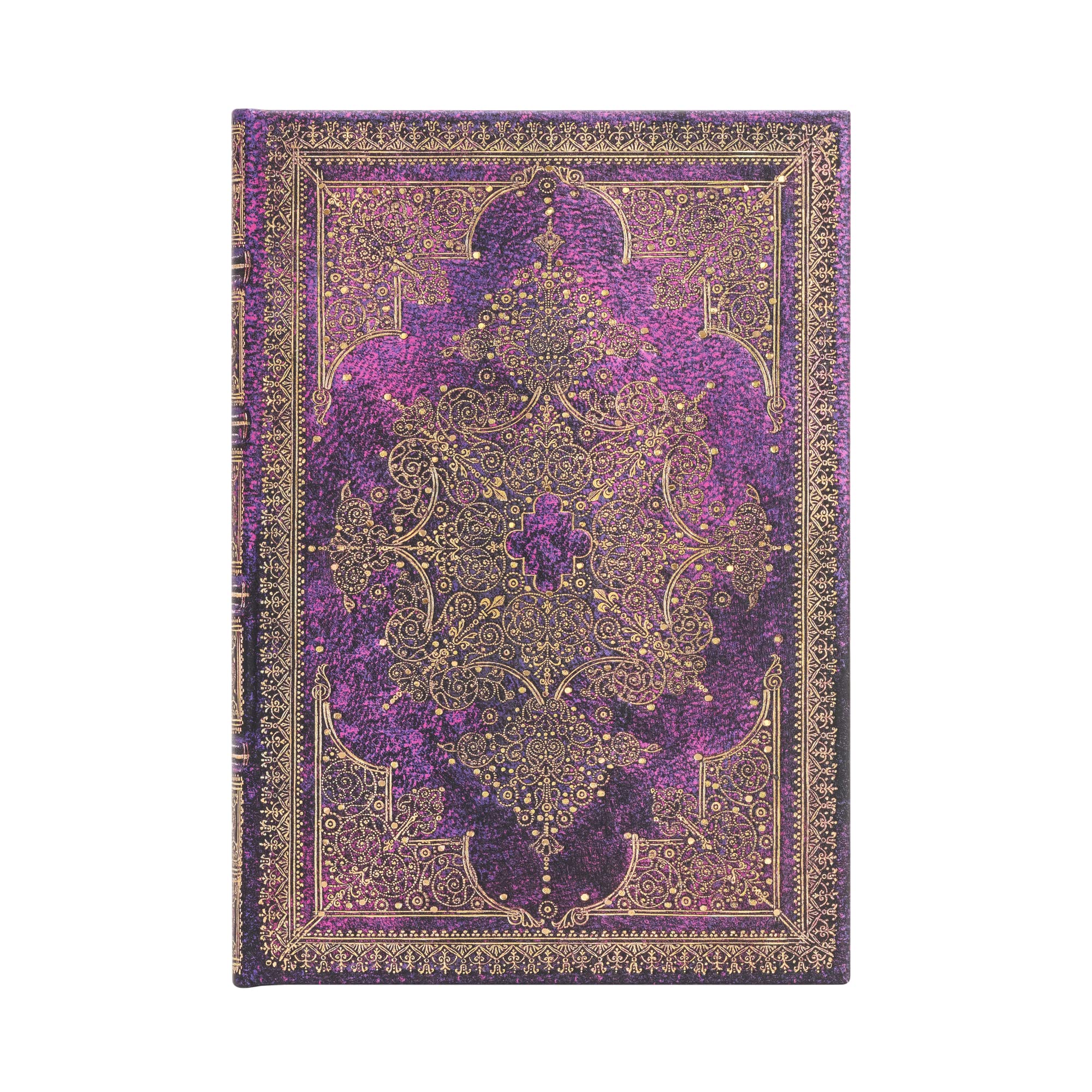 paperblanks-bijou-solstice-star-midi-notizbuch-liniert-hardcover-mit-elastikband image 1