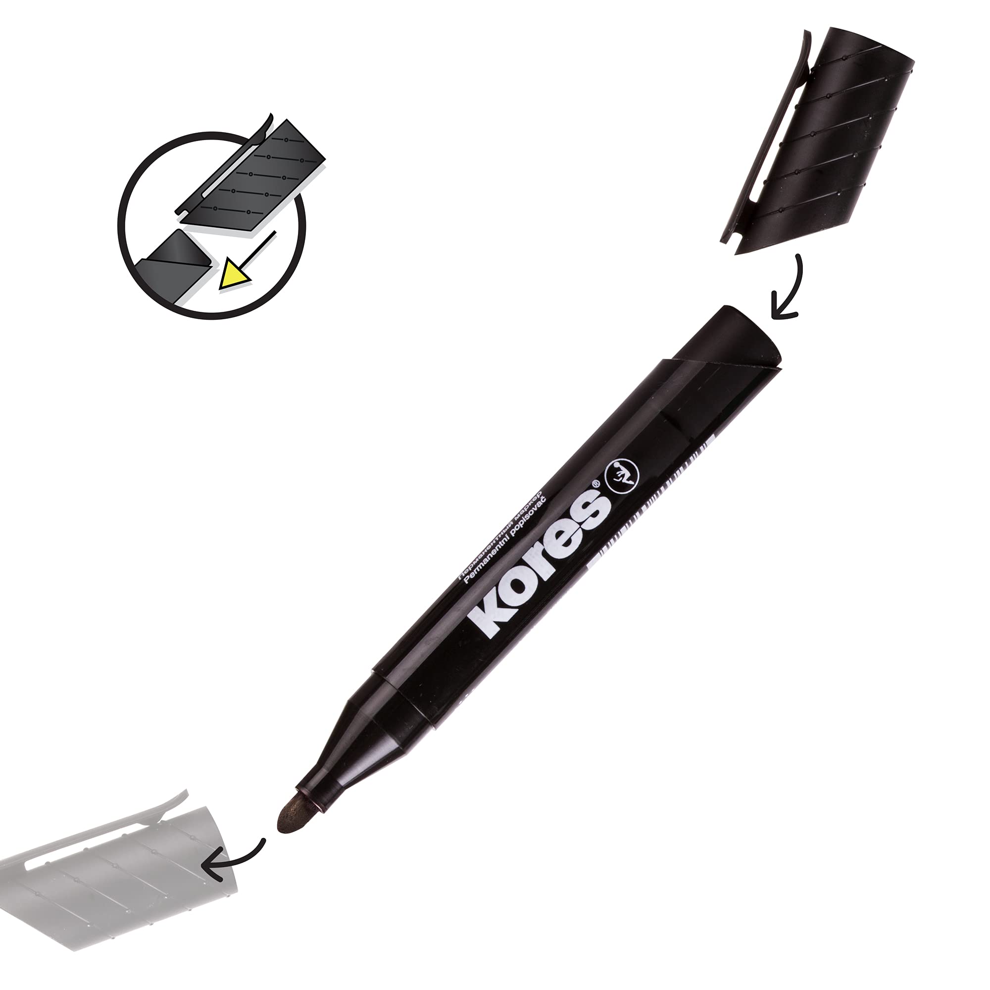kores-k-marker-xp1-permanent-marker-rundspitze-4-farben image 5