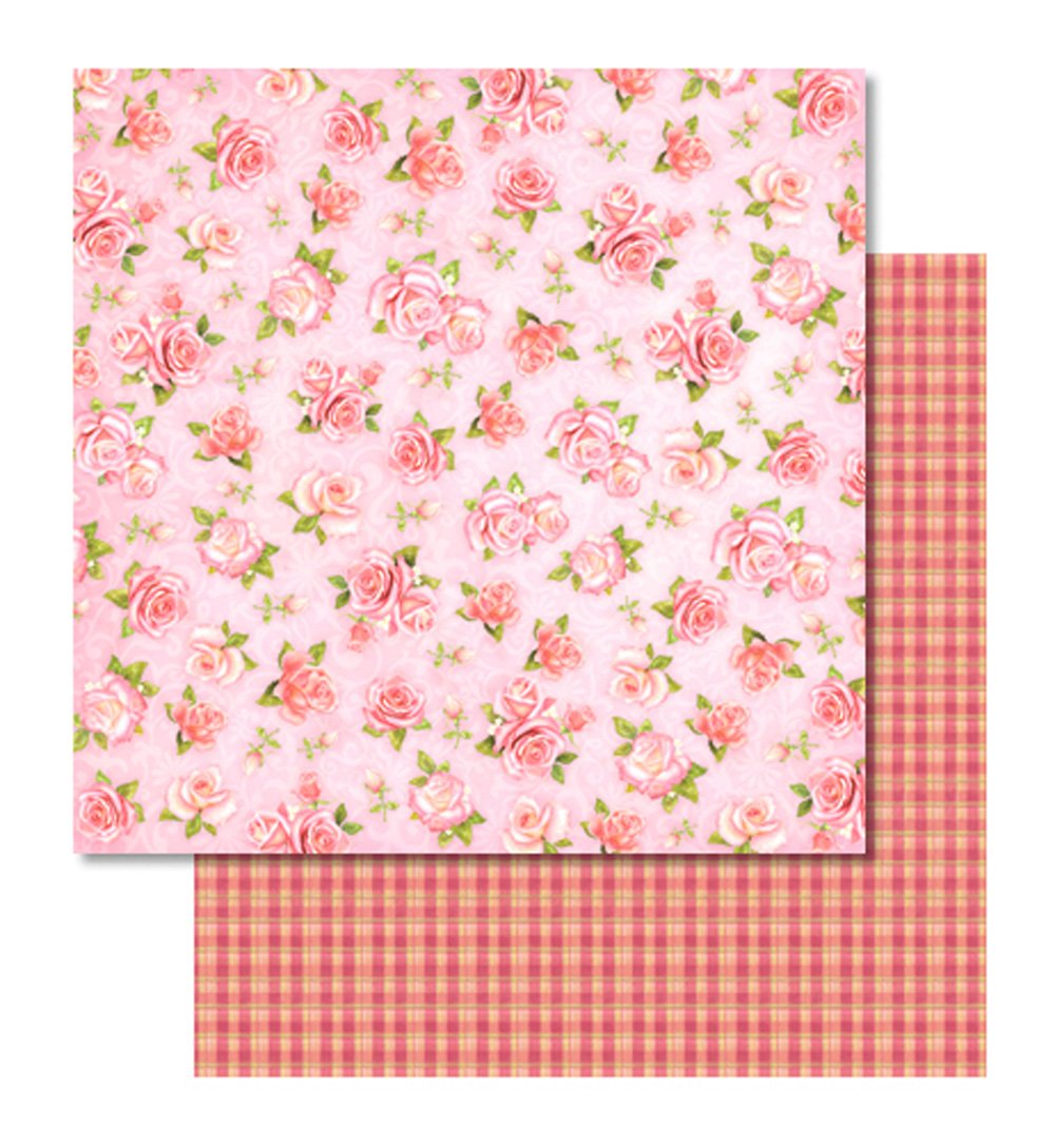 ursus-70300081-premium-glitter-scrapbook-paper-rosen-30-5-x-30-5-cm-5-blatt-desi image 2