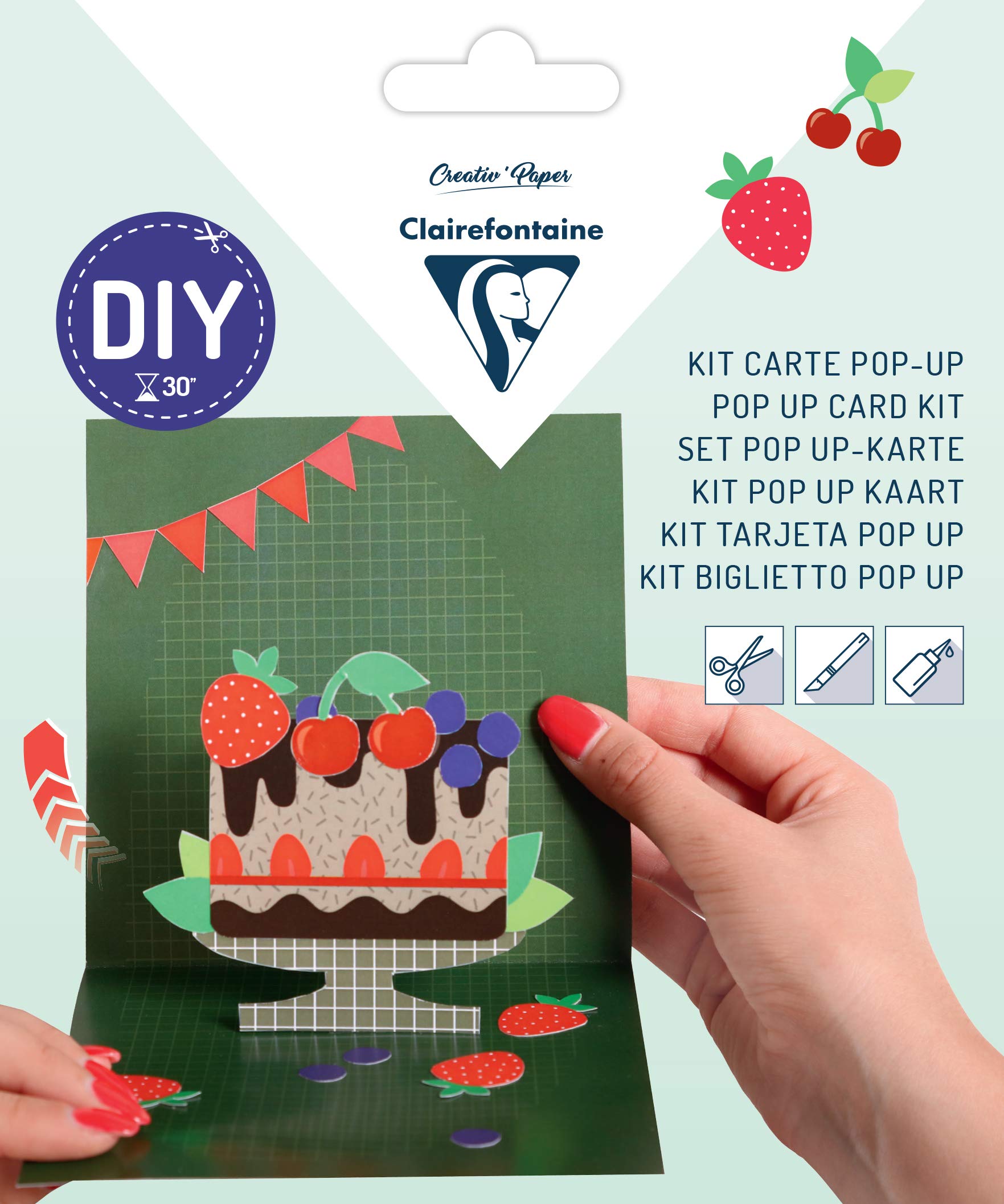 clairefontaine-20018c-pop-up-set-aufmunterung-karte-13-5-x-13-5-cm-umschlag-14-x image 3