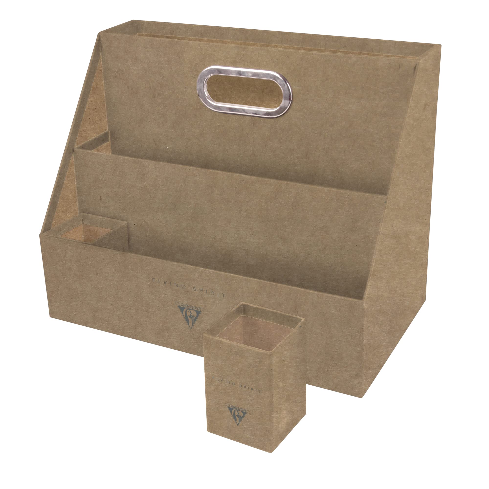 clairefontaine-116030c-flying-spirit-briefablage-organizer-35-5x20x28-5-cm-braun image 1