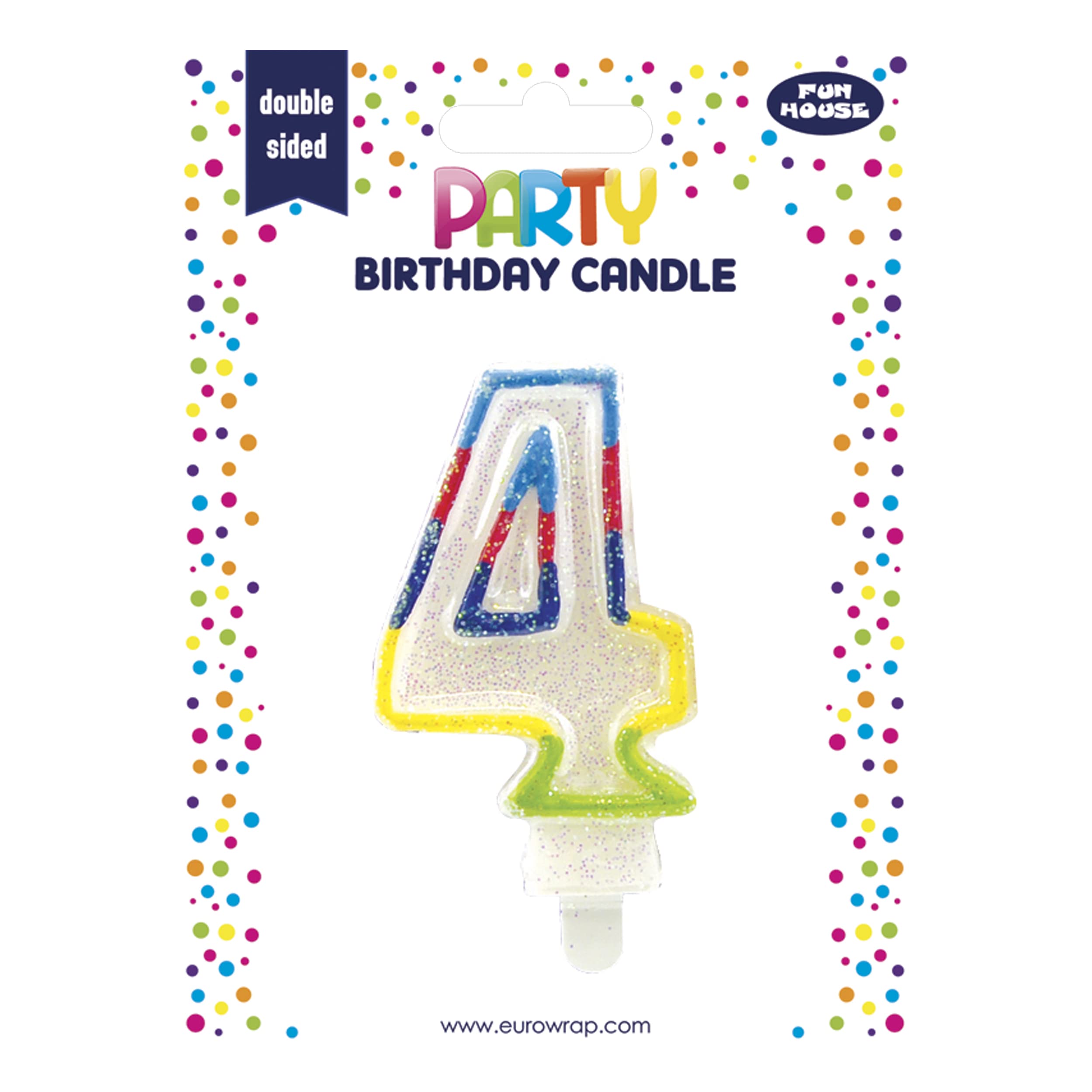 clairefontaine-6828-4c-zahlenkerze-4-bunt-geburtstagskerze-f-r-kuchen image 1