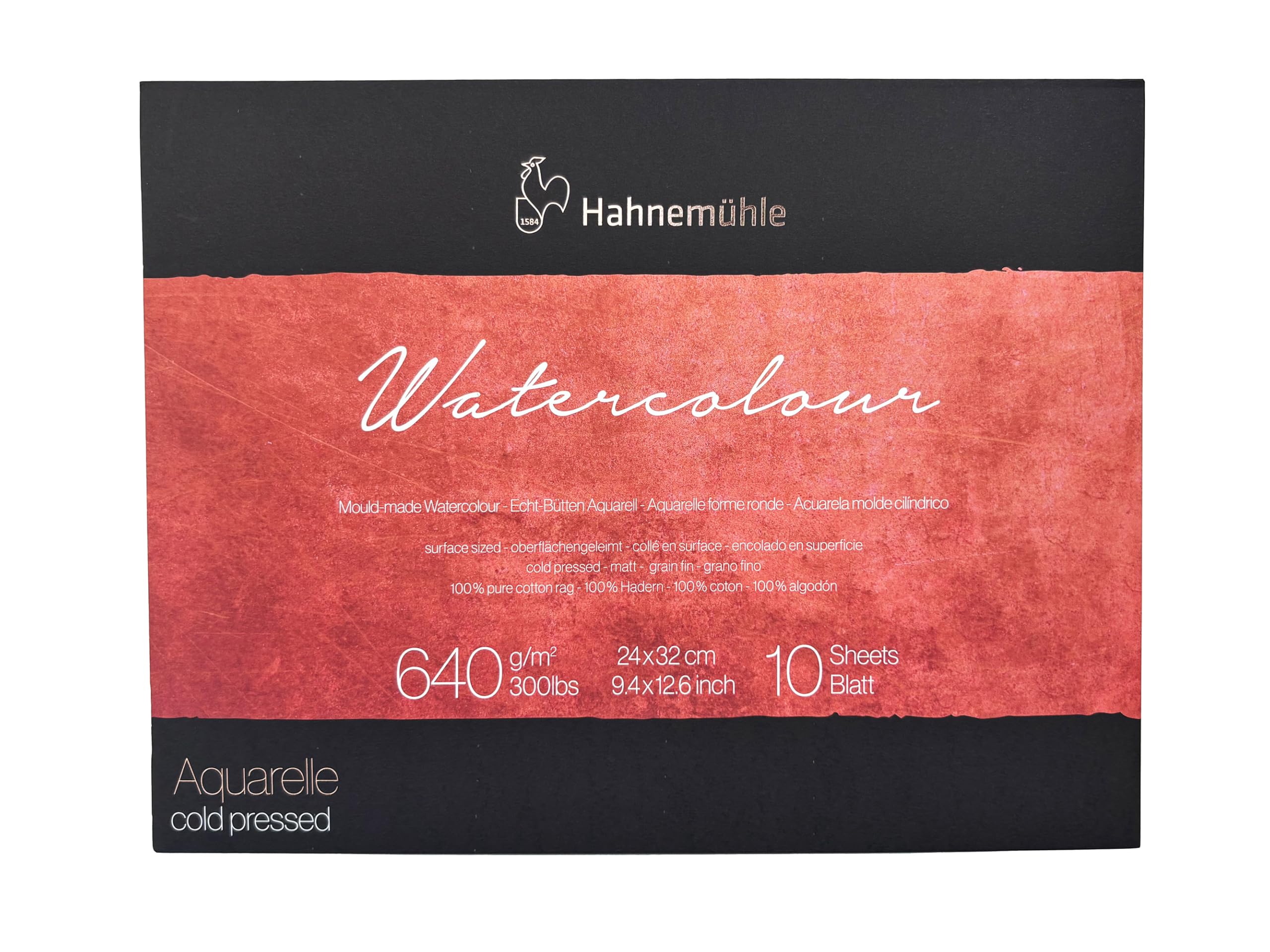 hahnem-hle-the-collection-aquarellblock-640-g-m-24-x-32-cm-wei image 1