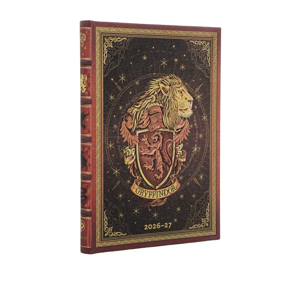 paperblanks-18-monatskalender-2027-gryffindor-midi-horizontal-1-woche-2-seiten-h image 1