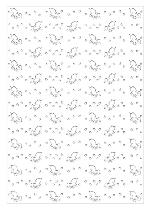 ursus-60950015-silhouetten-karton-einh-rner-hochwei-23-x-33-cm-300-g-qm-10-blatt image 1