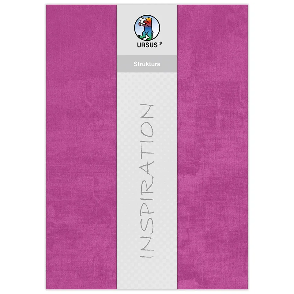 ursus-struktura-basic-2-bastelkarton-brombeere-220-g-qm-23-x-33-cm-5-blatt image 1