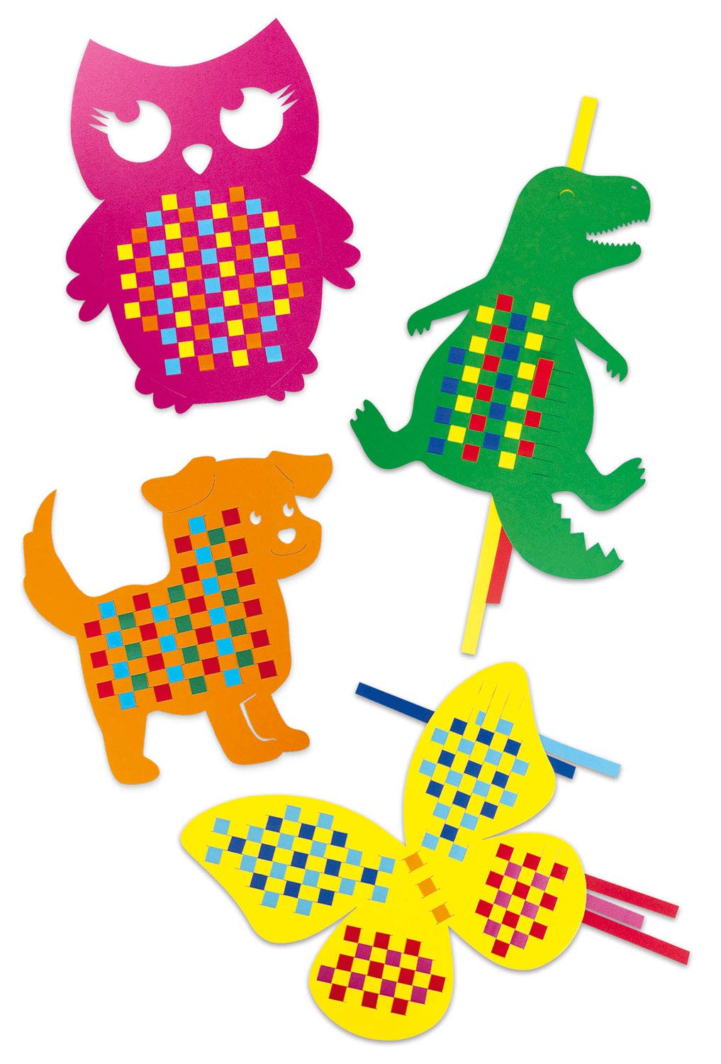 ursus-bunte-flechtmotive-27-flechtvorlagen-aus-fotokarton image 2