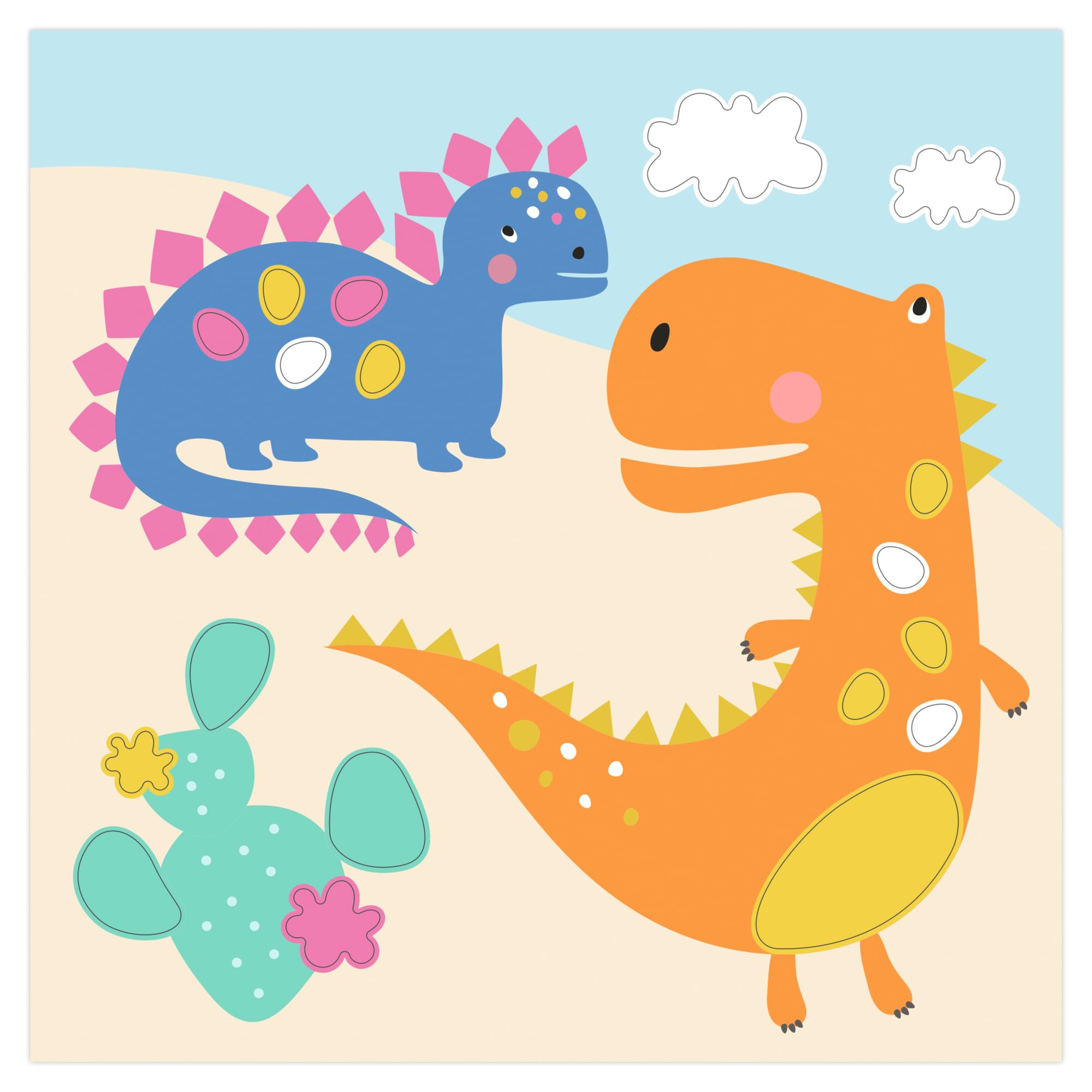 ursus-bastelset-filzbilder-happy-friends-8800001f-6-motivkarten-20-x-20-cm-mit-f image 3