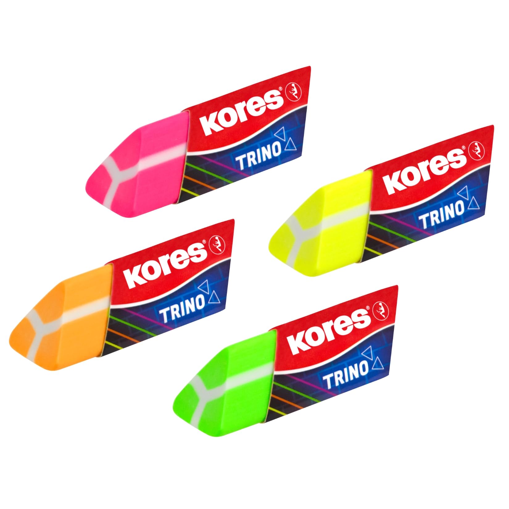 kores-design-radierer-trino-pvc-radierer-dreieckig-28-st-ck-neon image 5