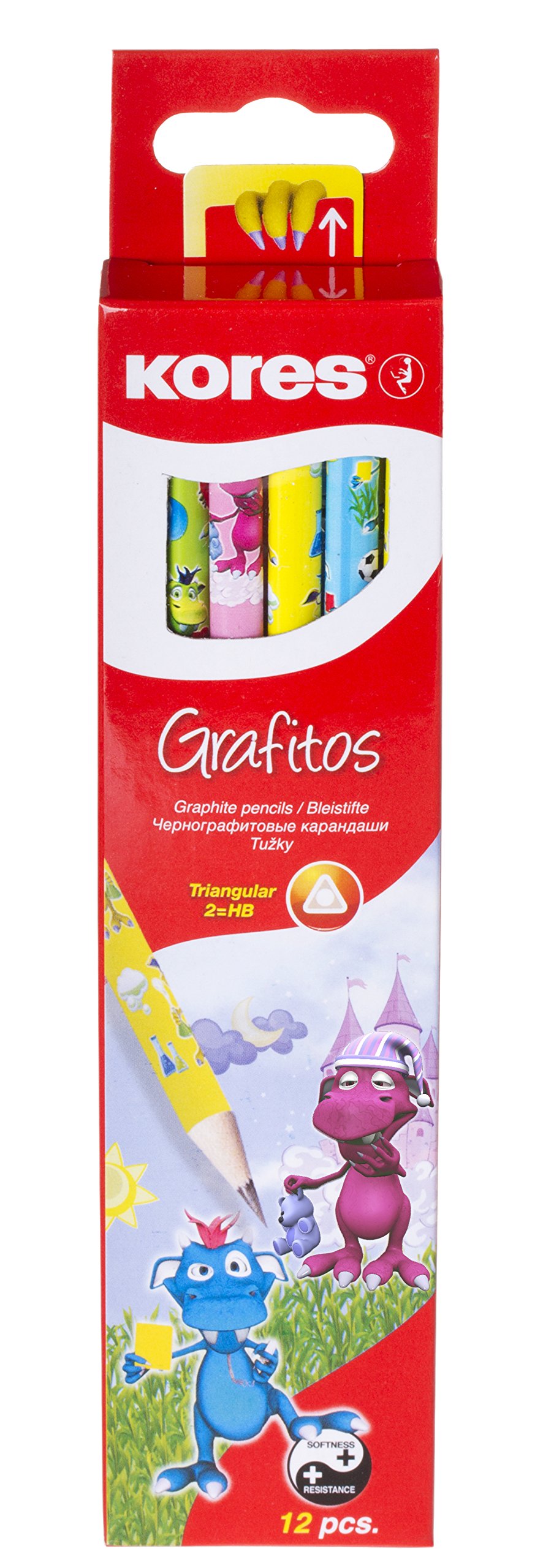 kores-grafitos-bleistift-hb-dreieckig-mit-radiergummi-1-st-ck image 6