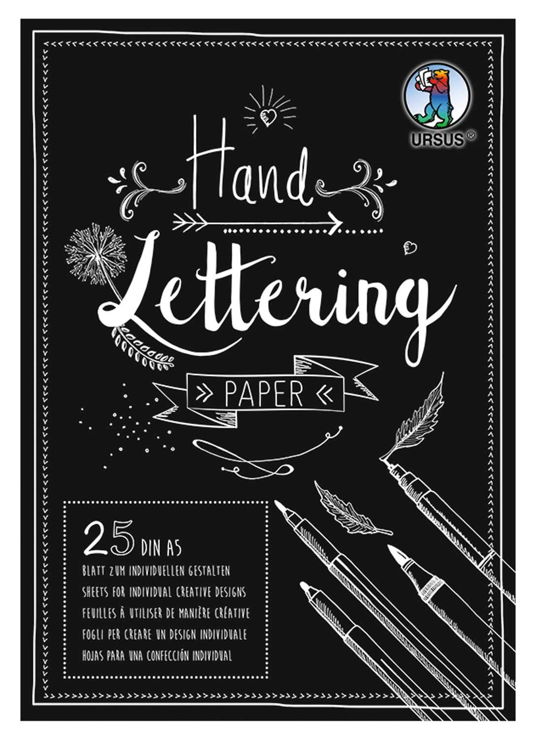 ursus-24924690-handlettering-paper-tonkarton-schwarz-din-a4-210-g-qm-25-blatt image 5