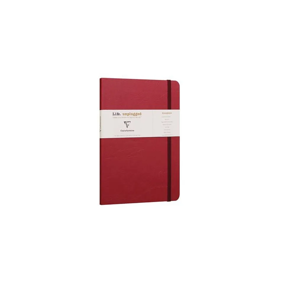 clairefontaine-793162c-notizheft-roadbook-a5-liniert-64-blatt-rot image 1