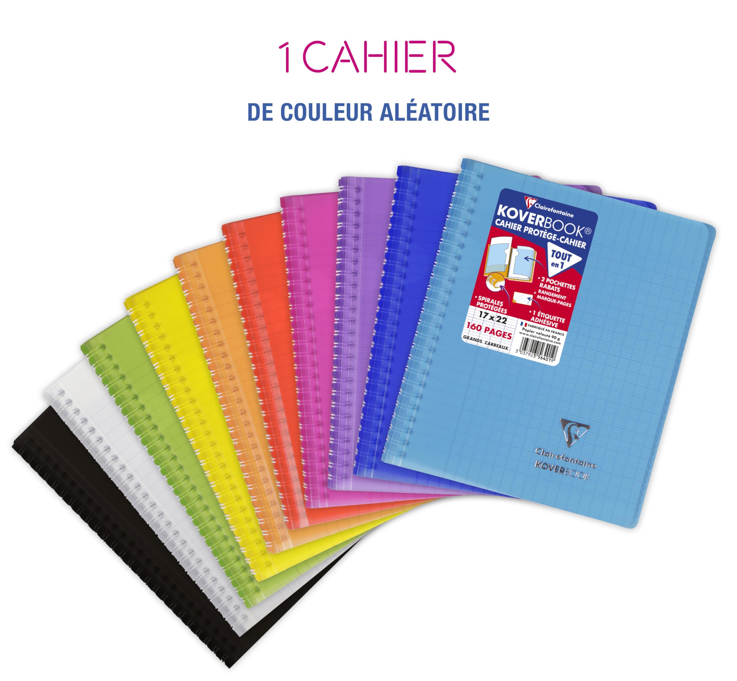 clairefontaine-koverbook-356401c-spiralheft-17x22cm-80-blatt-seyes-sortiert image 2