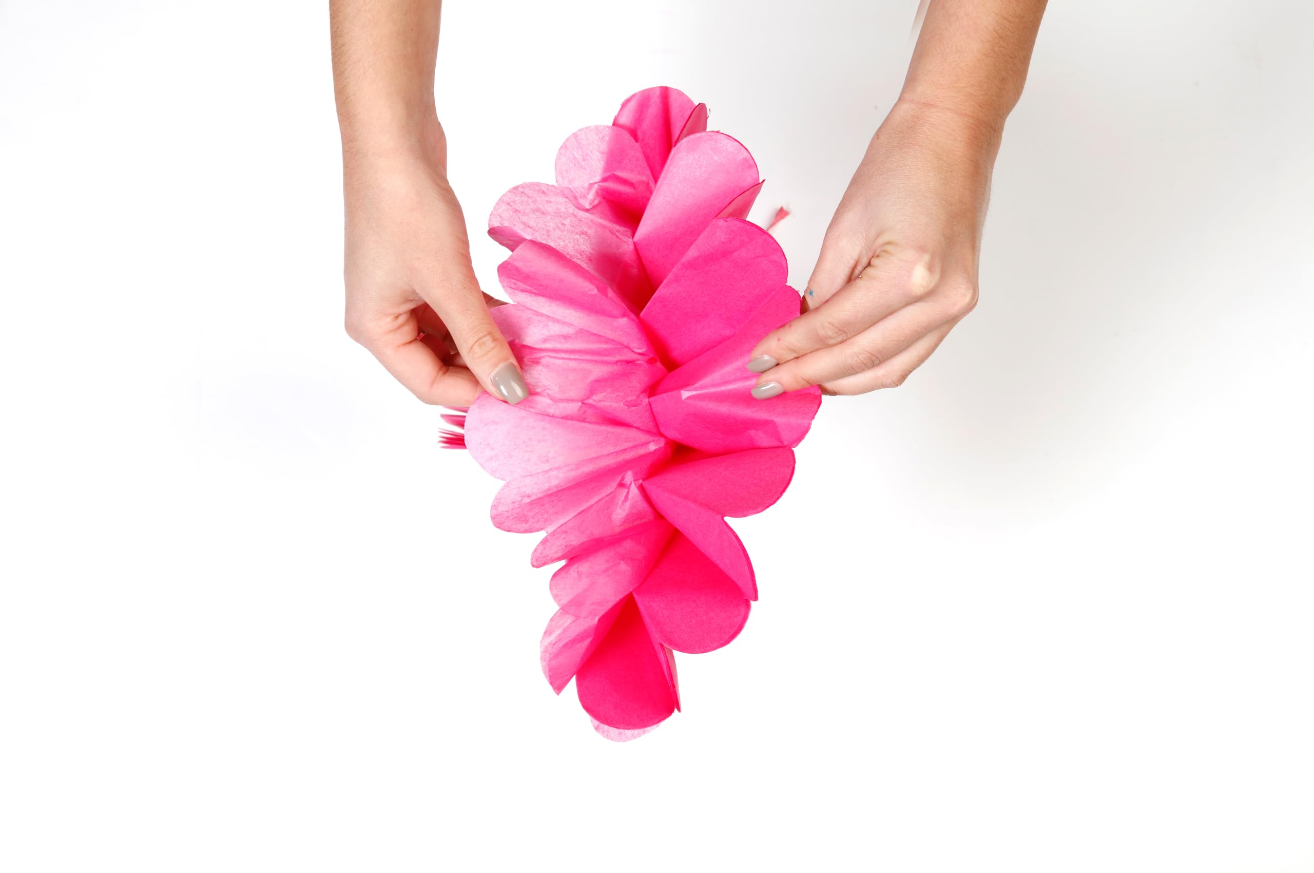 clairefontaine-395427c-set-mit-3-pompons-seidenpapier-30-40-cm-himmelblau image 5