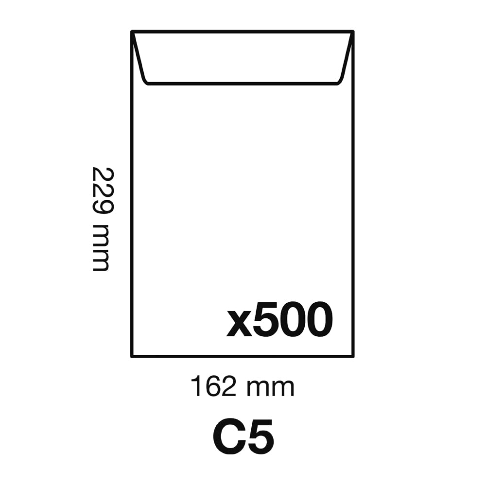 clairefontaine-742c-versandtaschen-c5-162x229-mm-kraftbraun-90g-500-st-ck image 3