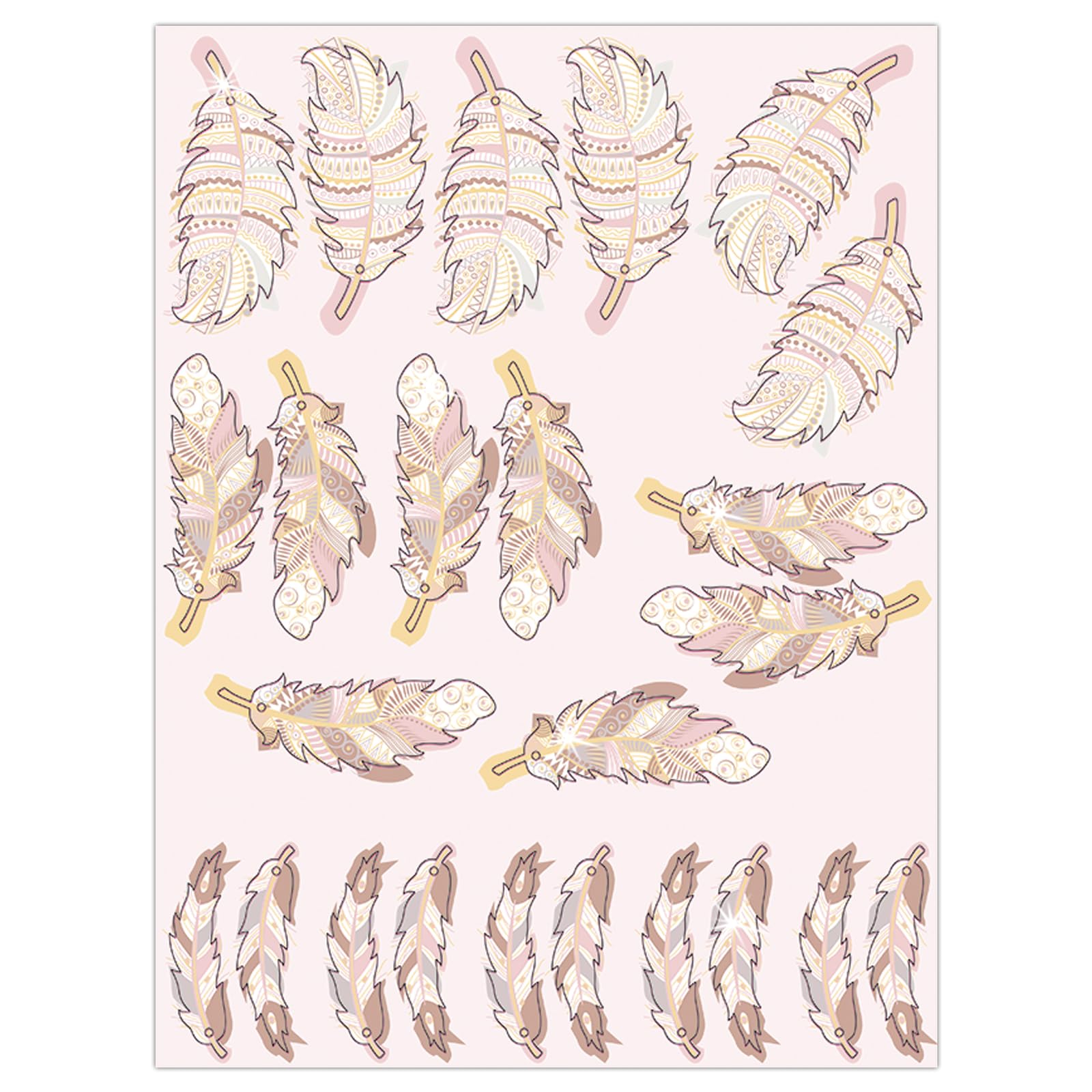 ursus-21560001f-deko-set-traumf-nger-ros-gold-material-f-r-2-st-ck image 4