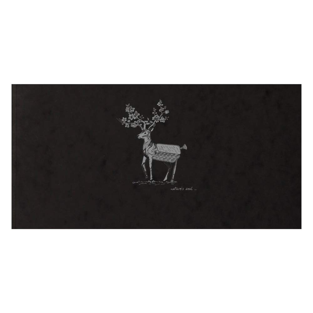 clairefontaine-notizbuch-flying-spirit-geheftet-21-x-10-5-cm-50-blatt-schwarz image 7