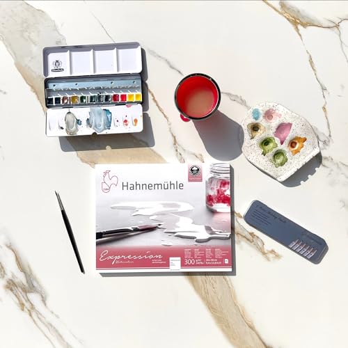 hahnem-hle-expression-aquarellblock-30x30-cm-300-g-m-100-baumwolle-25-blatt-limi image 5