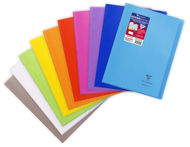 clairefontaine-koverbook-heft-din-a4-kariert-48-blatt-transparent image 1