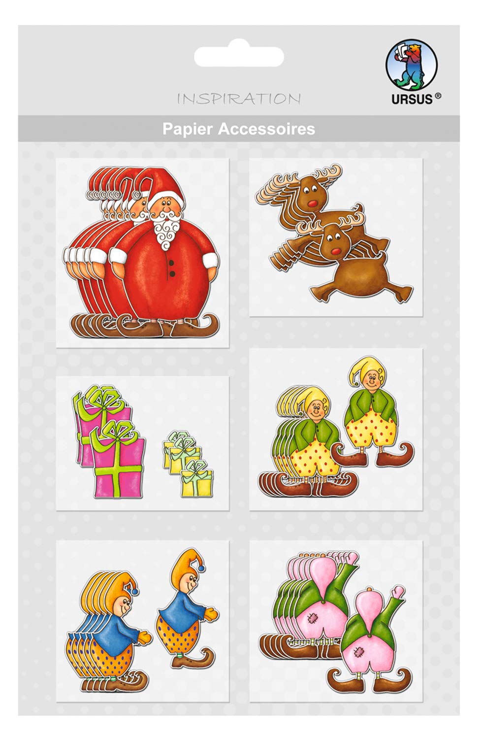 ursus-56500043-papier-accessoires-weihnachtliche-motive-43-36-st-ck-papiermotive image 1