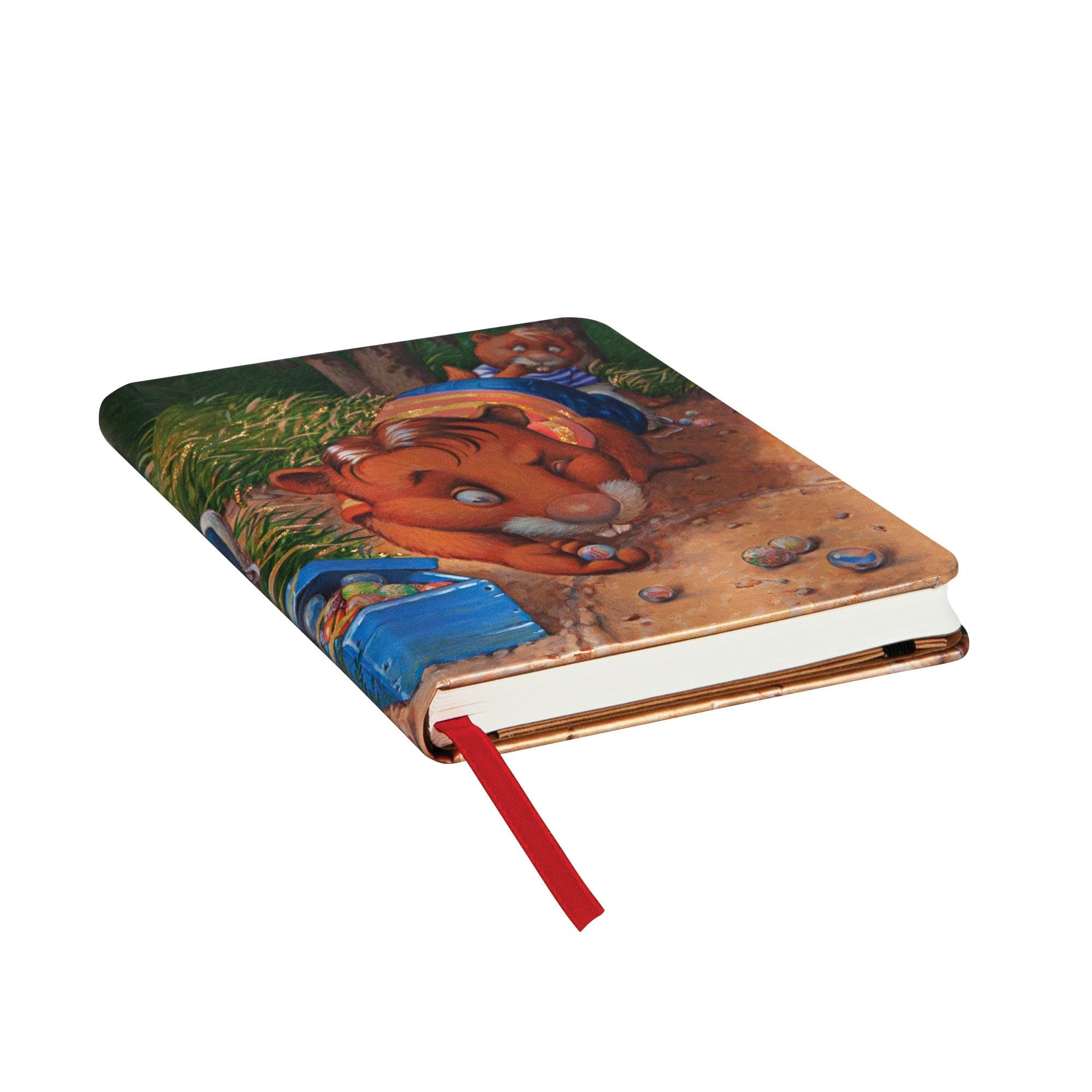 paperblanks-merrymakers-midi-notizbuch-liniert-fr-hliche-gestalten-murmelspiel image 3