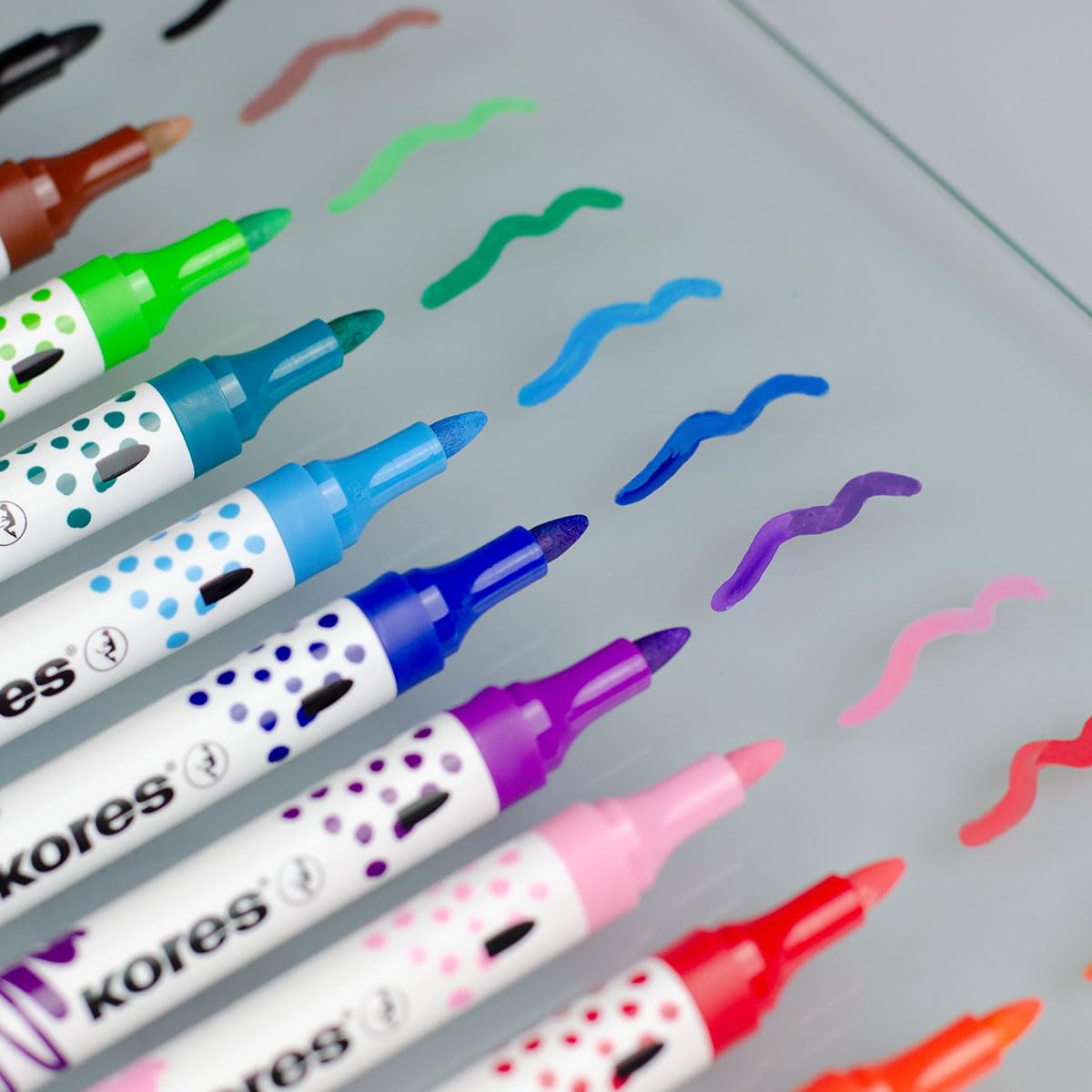 kores-kreative-marker-acryl-duo-tip-set-acrylmarker-6-farben-mit-pinsel-und-kege image 3