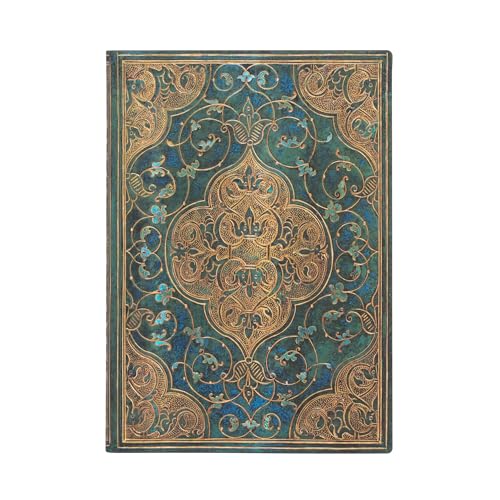 paperblanks-turquoise-chronicles-midi-journal-unliniert-flexi-softcover-100-gsm image 4