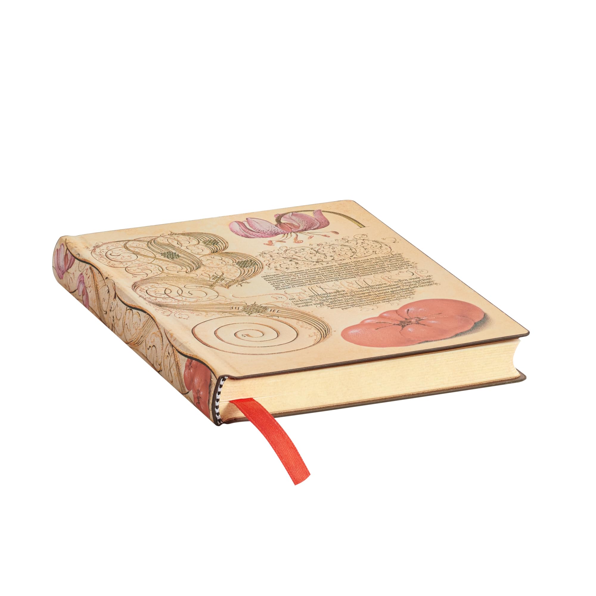 paperblanks-lily-tomato-mira-botanica-mini-notizbuch-liniert-flexi image 3